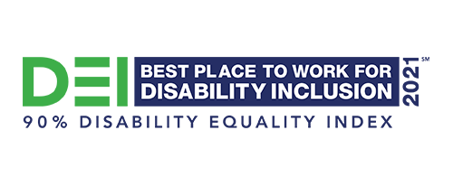Best Places To Work Disability Inclusion Logo 2021